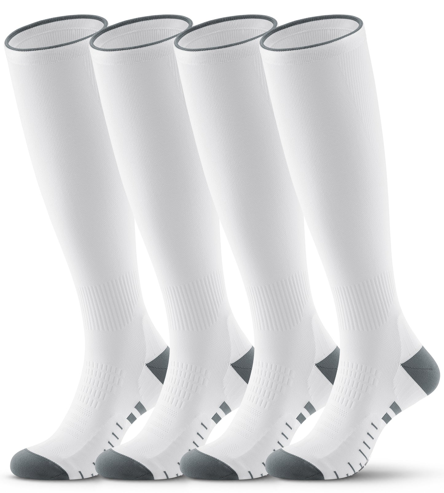 Compression Socks for Women Men - White